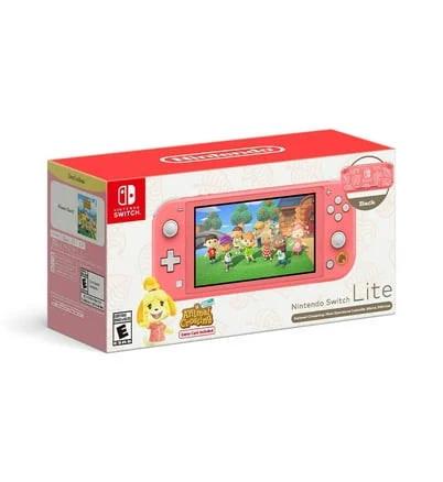 Nintendo Switch Lite Isabelle's Aloha Edition Bundle