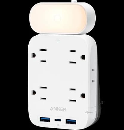 Anker 6 Outlet Extender USB Wall Charger