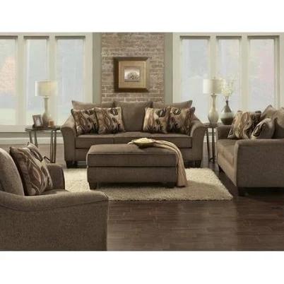 Roundhill Furniture Camero Fabric 4-Piece Living Room Sofa Set T2574P195792