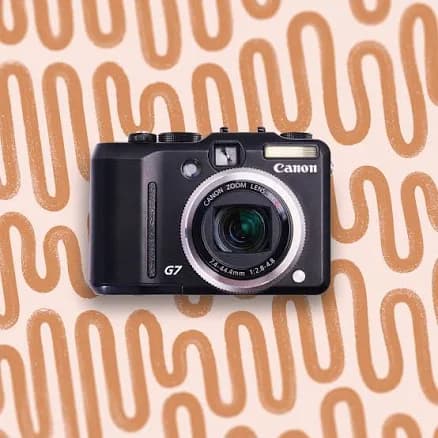 Canon Powershot G7 Retro Digital Point and Shoot Camera