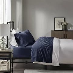 Madison Park Peached Percale Sheet Set