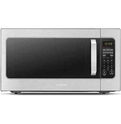 Toshiba 1.6-cu ft 1250-Watt Countertop Microwave Oven with Inverter Technology and Smart Sensor