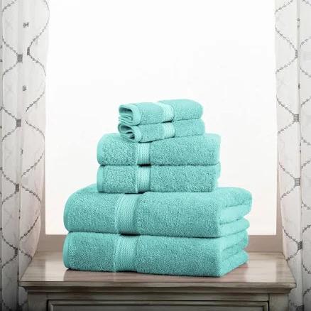 Superior Egyptian Cotton 6 Piece Towel Set