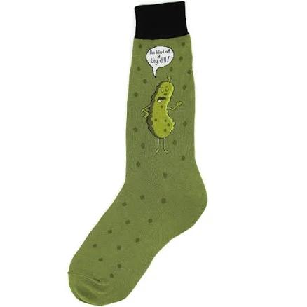 Big Dill Men's Pickle Crew Socks