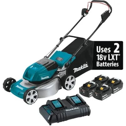 Makita XML03CM1 Lxt Brushless 18" Lawn Mowe, 36V (18V X2)