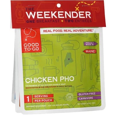 GOOD TO-GO Weekender Dehydrated Backpacking Meals