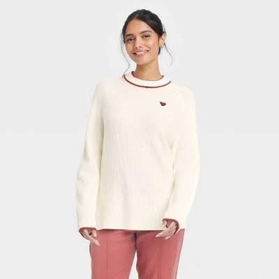 A New Day Women's Valentine's Crewneck Sweater