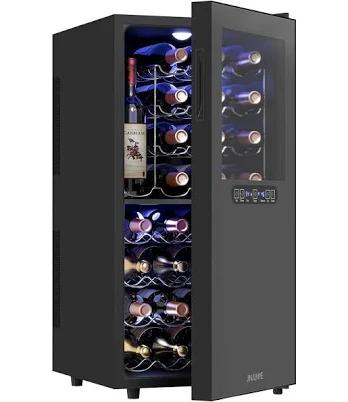 Jinjunye 32 Bottle Dual Zone Wine Cooler