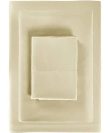 Sunham Microfiber Easy Care Solid 3-Pc. Sheet Set