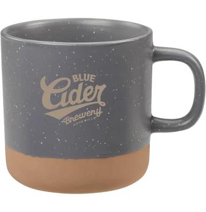 Custom Fleck 12oz Ceramic Coffee Mugs with Custom Logo | Employee Gift (Sample)