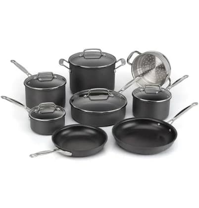 Cuisinart Chef's Classic Hard-Anodized Nonstick Cookware Set