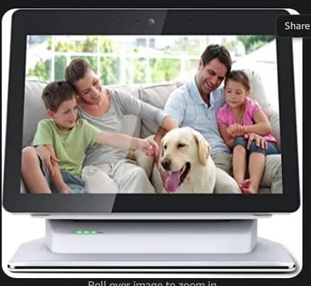 Echo Show 10 (2nd Gen) Plus Vine Power Adjustable Displaystand, Black,