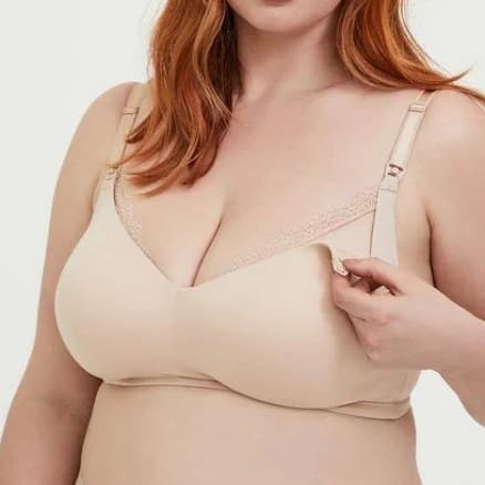 Dream Wire-Free Nursing Bra in Black