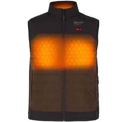 Milwaukee M12 Heated AXIS Vest Kit, Brown, Size XL - M300N-21XL