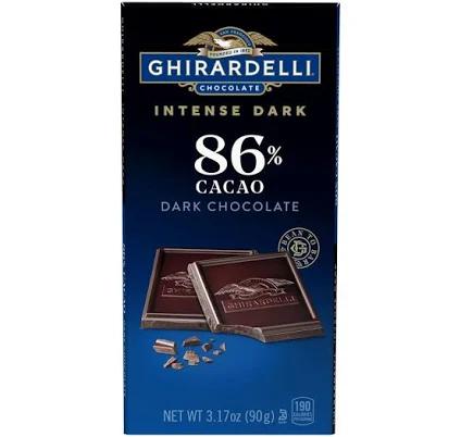 Ghirardelli Intense Dark Chocolate Bar 86% Cacao