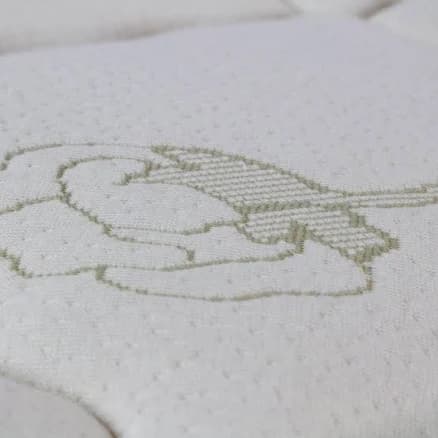 SleepEZ Natural Cotton & Wool Zippered Mattress Cover