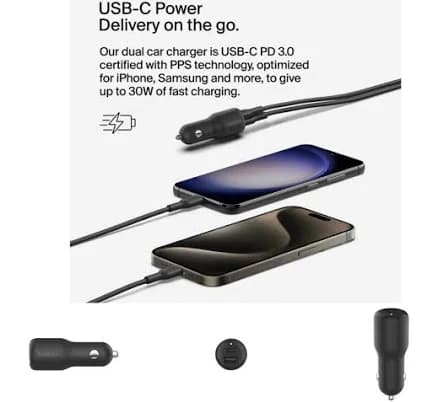 Belkin BoostCharge 42W Dual Car Charger