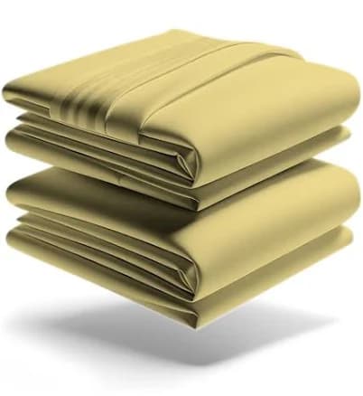 Mezzati Brushed Microfiber Bed Sheet Set Ultra Soft and Lightweight for Ultimate Sleep Comfort, Wrinkle Free and Color Fade Resistant