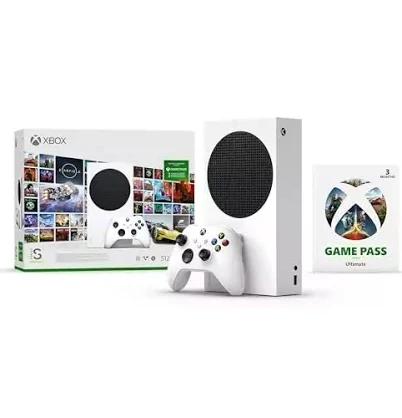 Xbox Series S Gaming Console Bundle - 3-Month Game Pass Ultimate & access to hundreds of games!