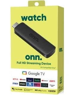 Onn. Google TV Full HD Streaming Device 2023