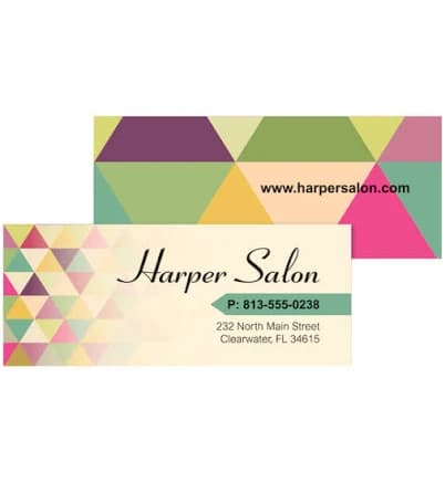 Mini Business Cards, 2 3/4" x 1 1/8", Box Of 100