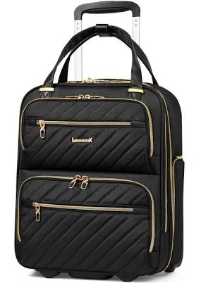 LUGGEX Underseat Carry On Luggage with Wheels