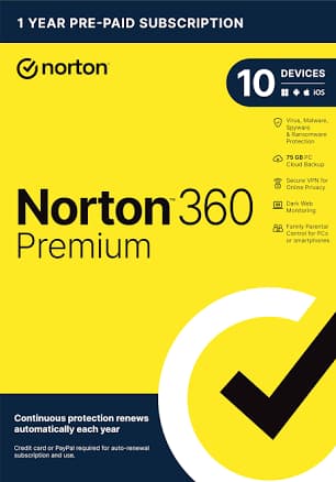 Norton 360 Premium 2022 Antivirus