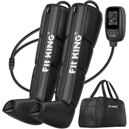 FIT KING Air Compression Recovery System,Dynamic Compression Massage Boots for Circulation Improvement and Fast Recovery,Sequential Compression