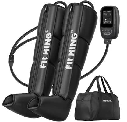 FIT KING Air Compression Recovery System,Dynamic Compression Massage Boots for Circulation Improvement and Fast Recovery,Sequential Compression