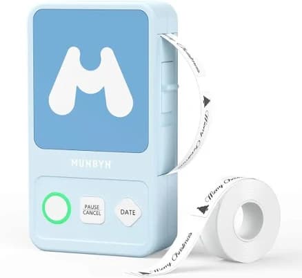MUNBYN Portable Bluetooth Label Maker