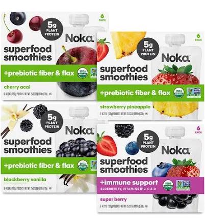 NOKA Build-Your-Own Superfood Smoothie Bundle 4 cartons