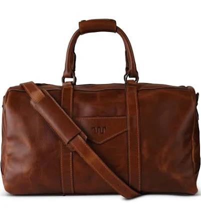 King Ranch Saddle Shop Kineño Leather Duffle