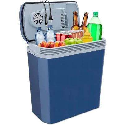 Ivation Electric Cooler & Warmer 24 L Portable Aqua Blue