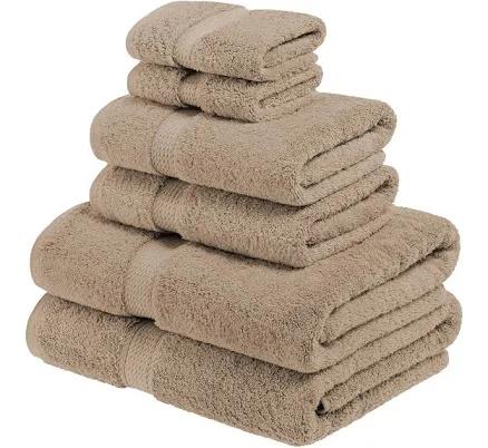 Superior Egyptian Cotton 6-Piece Face Towel Set