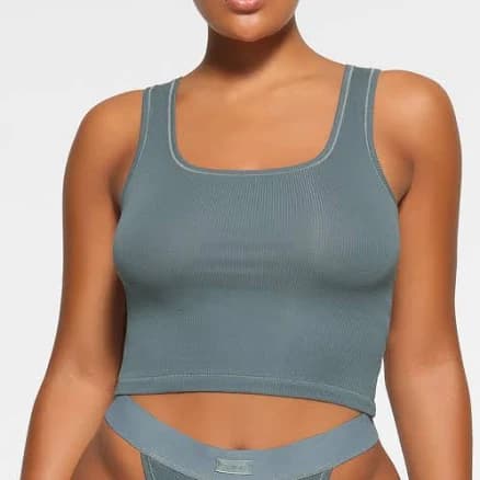 SKIMS Women's Cotton Rib Tank Top