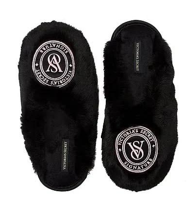 Victoria's Secret Women's Closed-Toe Faux Fur Slippers