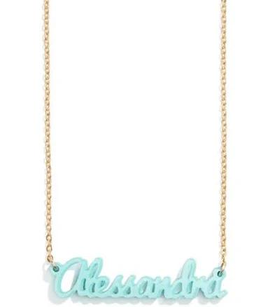 BaubleBar Personalized Pendant Necklace