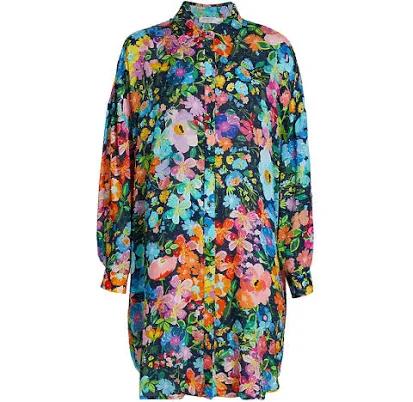 Johnny Was Women's Wild Bloom Long Shirt Dress