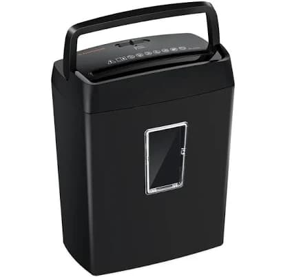 6-Sheet Cross-Cut Shredder