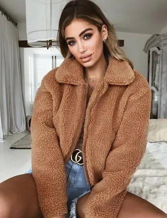 Vsco Girl Teddy Coat