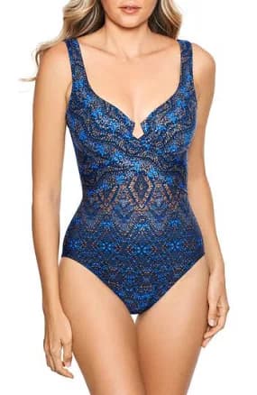 Miraclesuit Women's Thebes Criss Cross Escape One-Piece Swimsuit