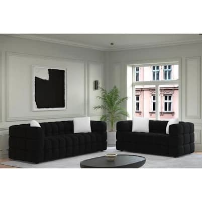 Mercer41 Monica 2 - Piece Boucle Living Room Set