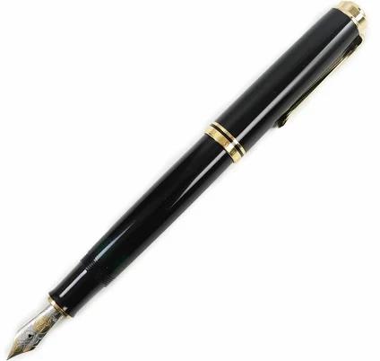 Pelikan Souverän M800 K18 (18c-750f) Ef Logo Engraved Fountain Pen