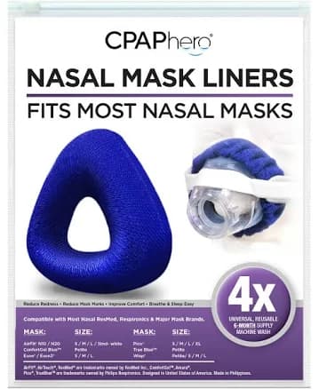 CPAPhero Reusable Nasal CPAP Mask Liners