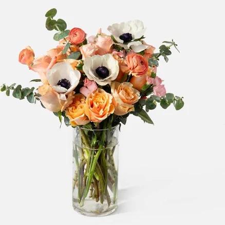 Valentine's Day Flower Delivery | The Margot Bouquet with Peach Anemones UrbanStems