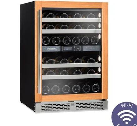 Prestige S Dual Zone Undercounter Smart Wi-Fi Wine Cellar, Panel-Ready, Right Hinge | Size: 24" by Wine Enthusiast