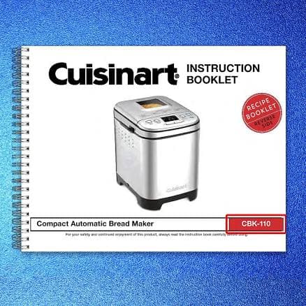 Cuisinart Cbk-110 Compact Bread Maker User Manual Guide Plus 46 Pg