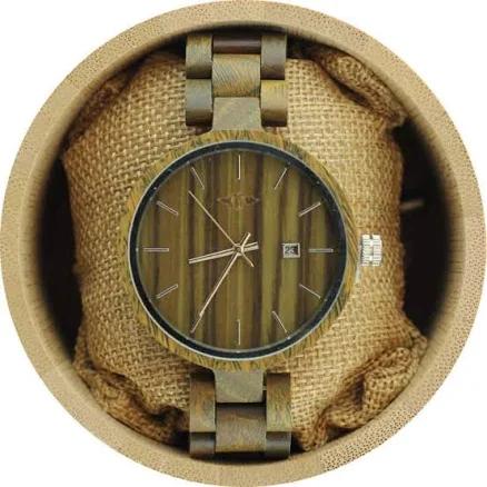 Engraved Sandalwood Watch