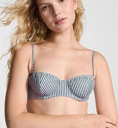 Women's PINK Cotton Unlined Balconette Bra