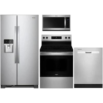 Whirlpool 4 Piece Kitchen Appliances Package